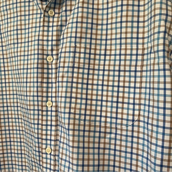 Peter Millar Men’s Striped Button Up Classic Nanoluxe Shirt - Picture 10 of 13